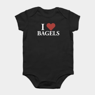 I love Bagels Baby Bodysuit